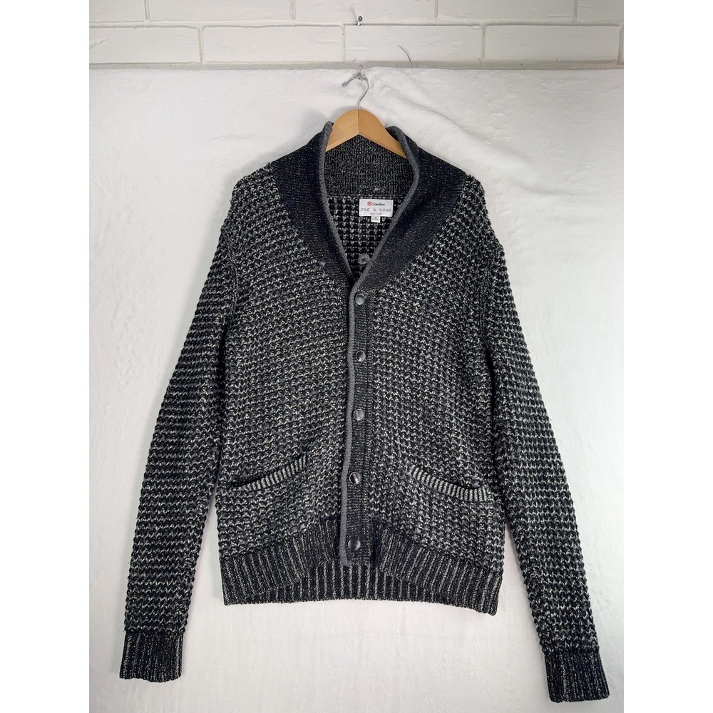 Rag & Bone Target Neiman Marcus Sweater Womens‎ Medium Gray Shawl Cardigan Knit